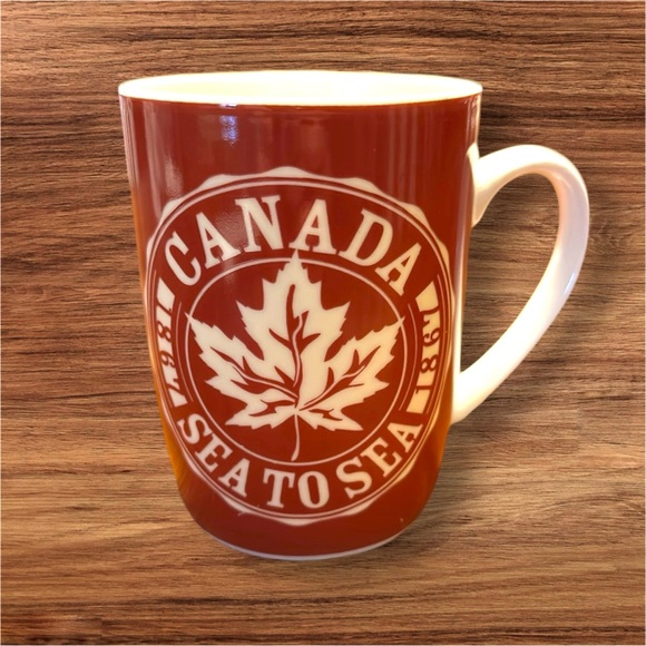 Red Canada Coffee Mug - Picture 1 of 5
